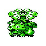 Venusaur sprite (Red and Blue versions) .
